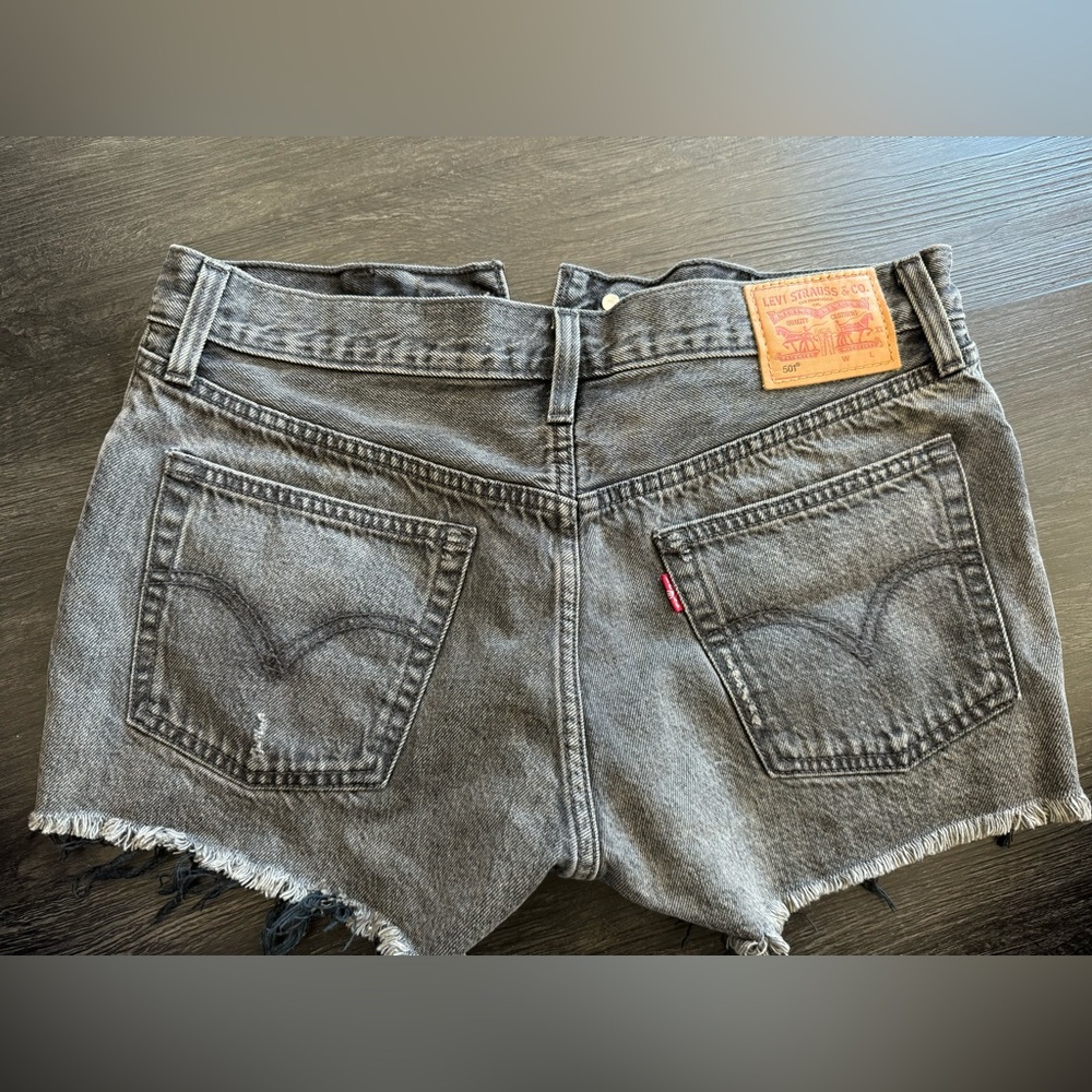 Distressed Levi’s 501 Denim Shorts